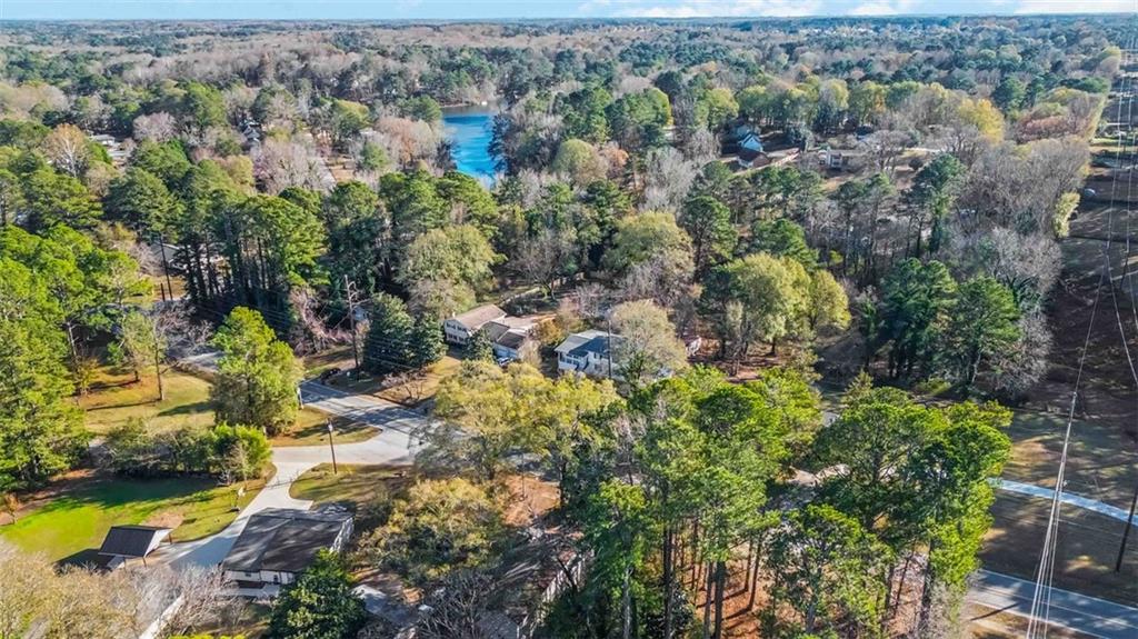1535 Lake Jodeco Road Jonesboro, GA 30236 - Photo 34 of 45 an aerial view of residential house with outdoor space and swimming pool