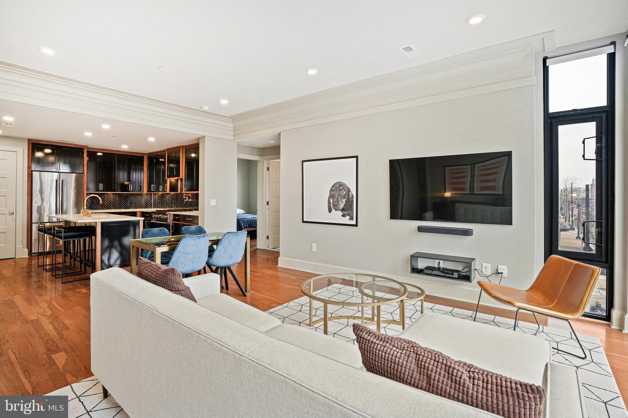 1301 H Street Northeast, Unit 1 Washington, DC 20002 - Photo 10 of 39 Plenty of recessed lighting.