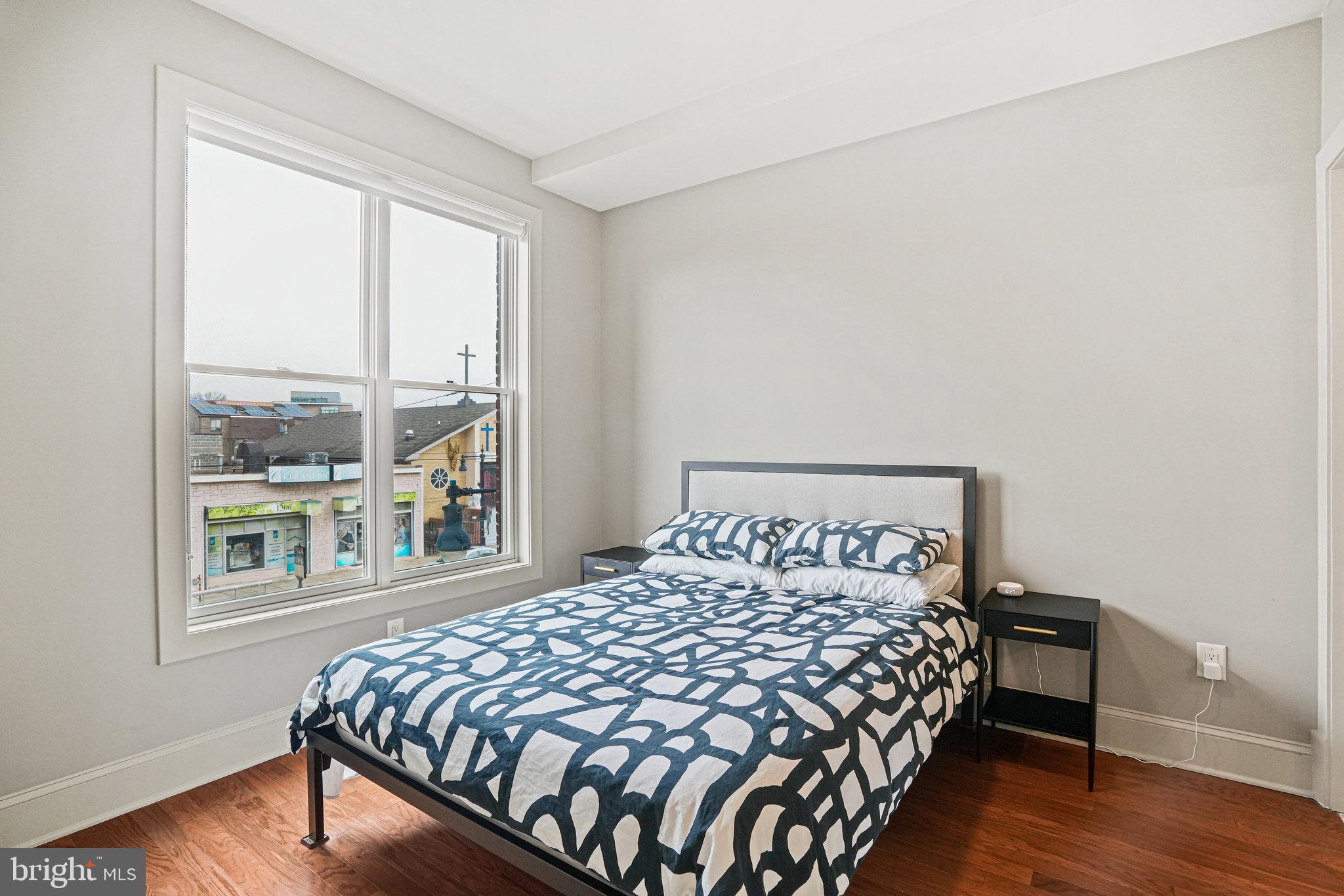 1301 H Street Northeast, Unit 1 Washington, DC 20002 - Photo 12 of 39 Primary bedroom with blackout shades.