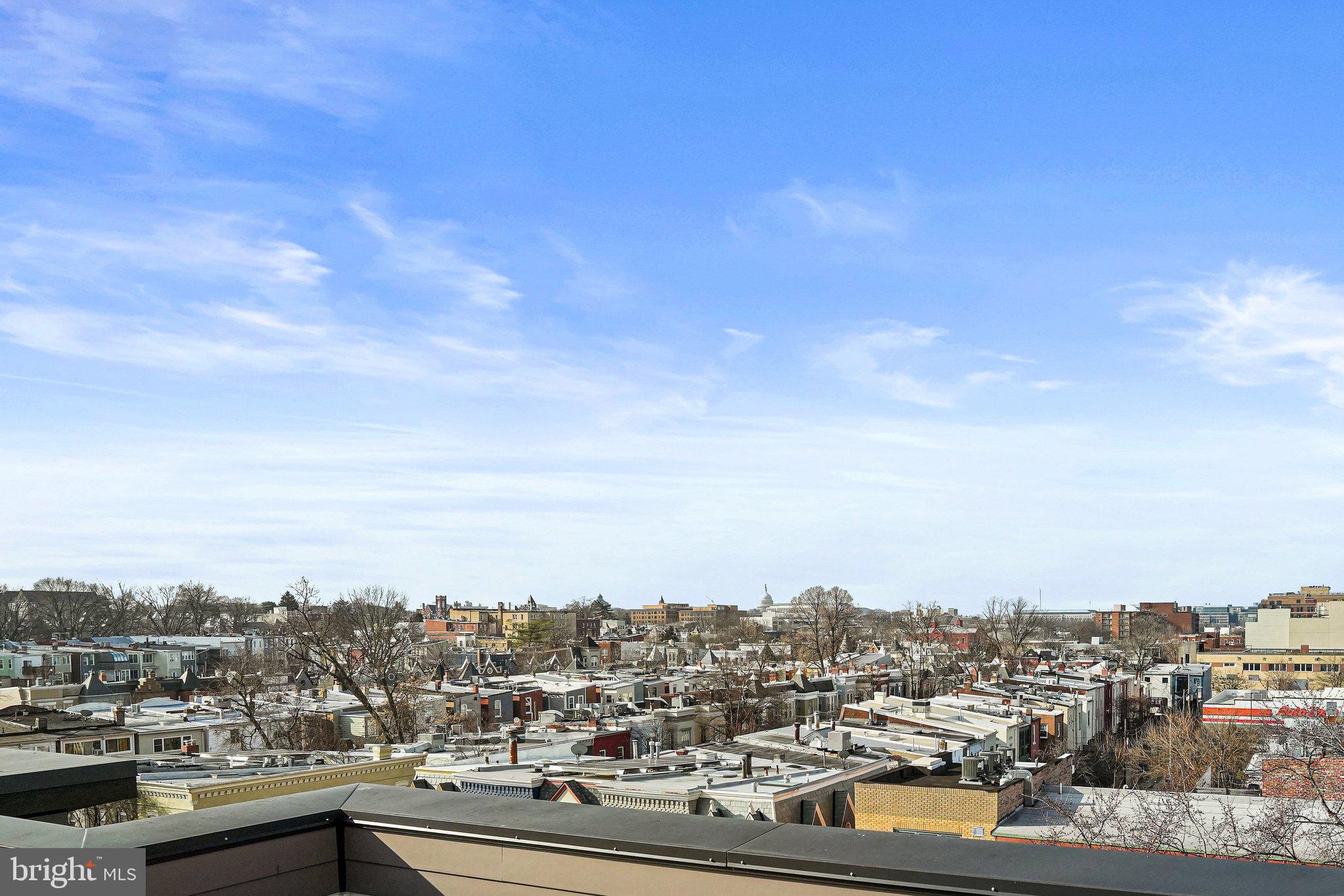 1301 H Street Northeast, Unit 1 Washington, DC 20002 - Photo 26 of 39 Panoramic views of D.C. from the rooftop deck.