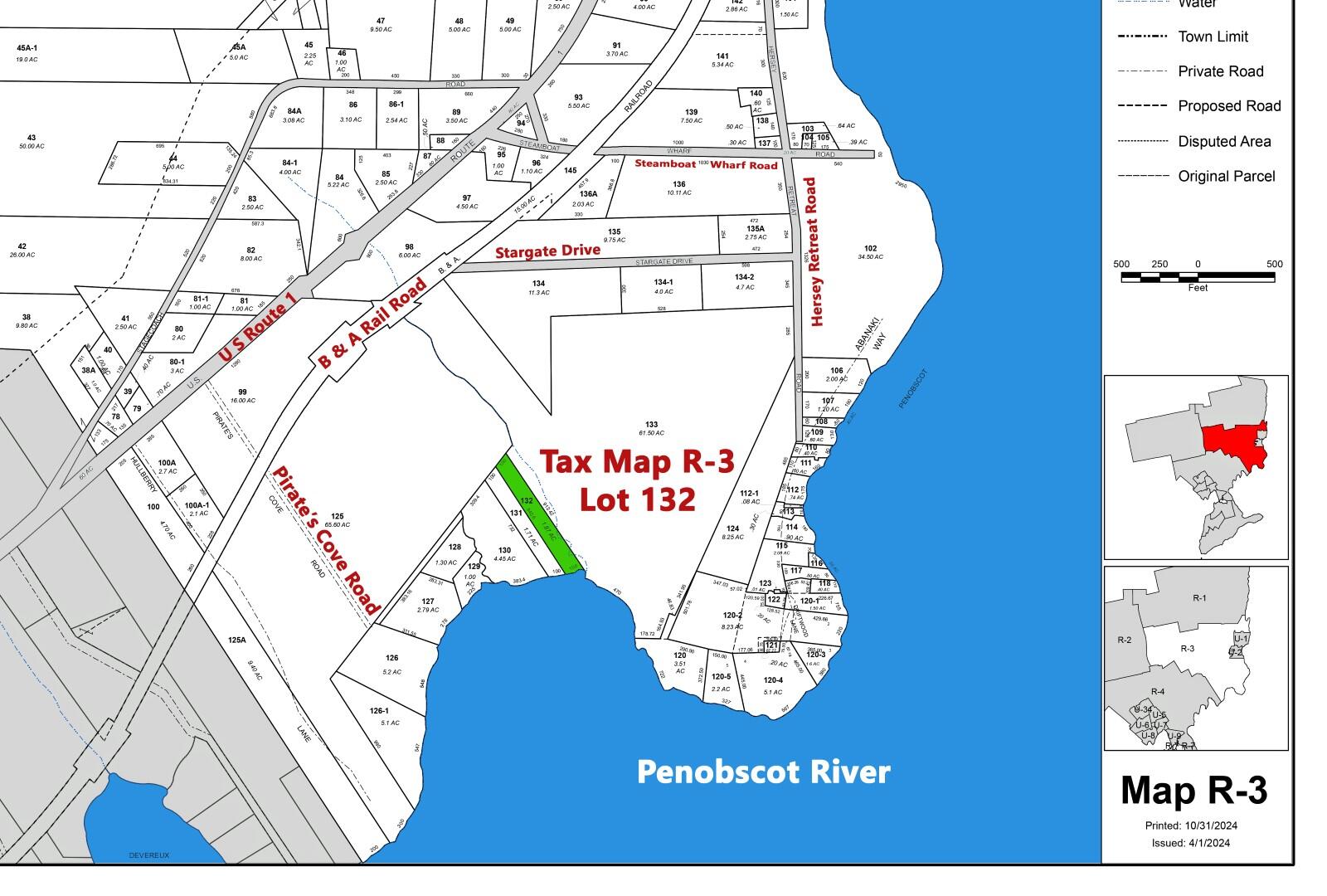 132 Pirates Cove Road Stockton Springs, ME 04981 - Photo 3 of 11 Tax Map_R-3 edited c0ed ocean 2 (Large)