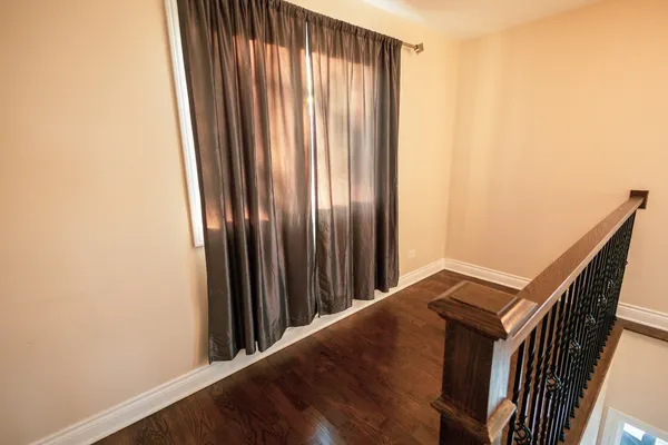 a view of a room with staircase