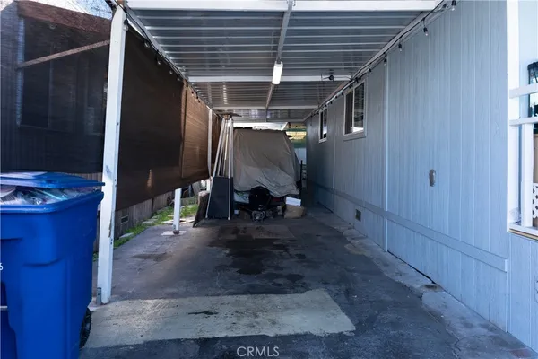 a view of a porch