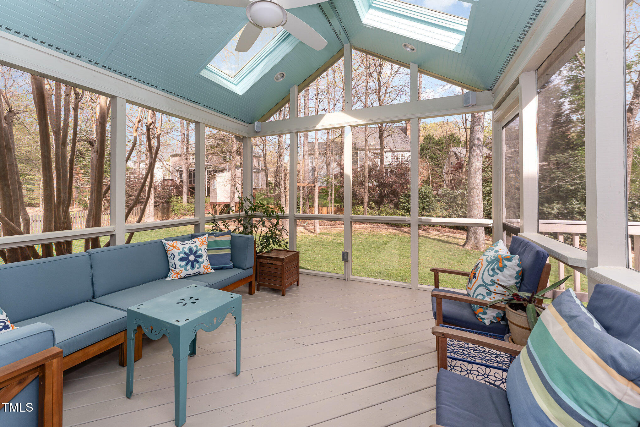 8300 Clarks Branch Drive Raleigh, NC 27613 - Photo 33 of 43 Fantastic Screen Porch for Entertaining