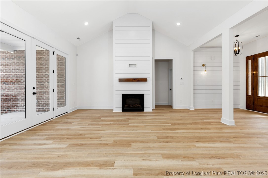 Tbd Doe Hill Road Autryville, NC 28318 - Photo 12 of 47 a view of an empty room with wooden floor and a window