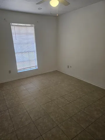 an empty room with window