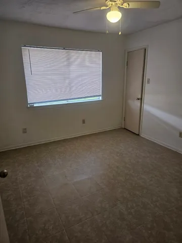 a view of a livingroom with a window