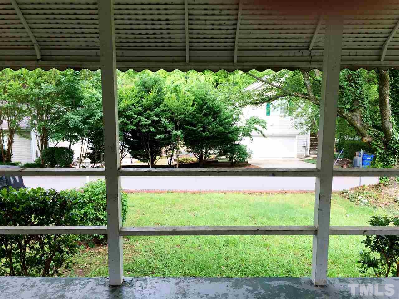 604 Latta Street Raleigh, NC 27607 - Photo 3 of 7 a view of backyard from a window