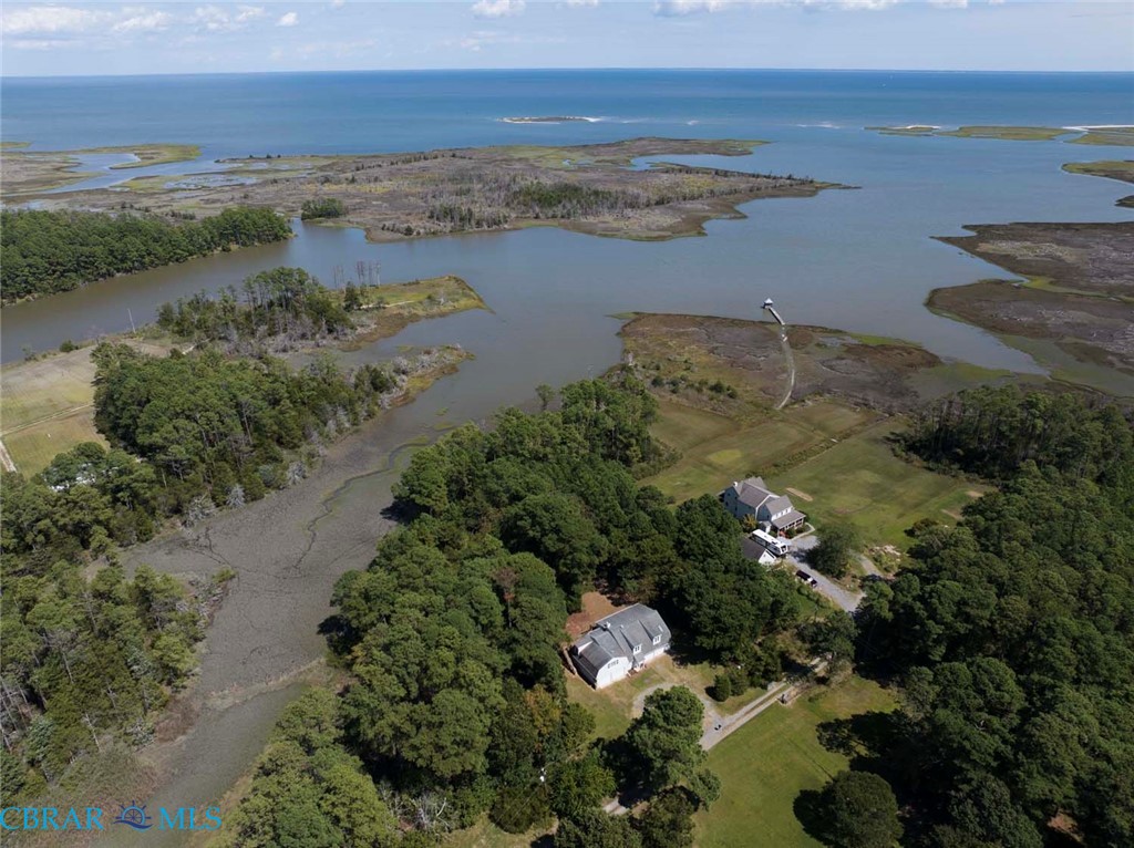 423 Kings Landing Road Onemo, VA 23130 - Photo 11 of 63 an aerial view of ocean and residential houses with outdoor space
