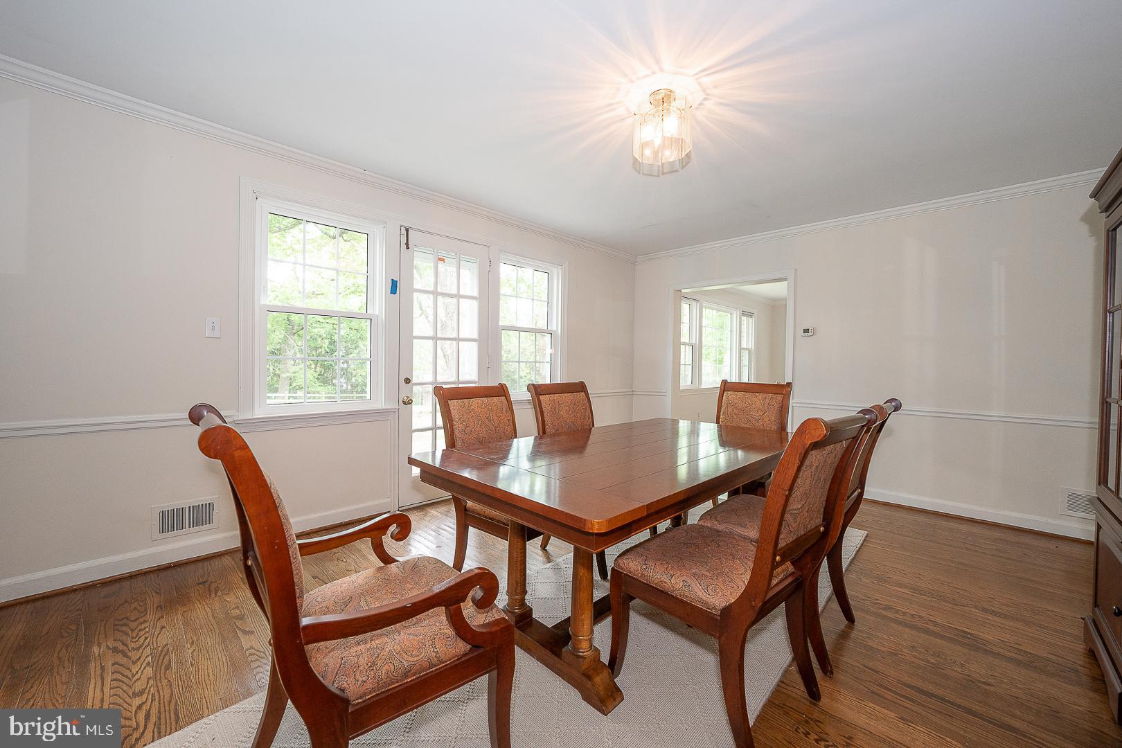 538 Conestoga Road Villanova, PA 19085 - Photo 9 of 39 a view of a dining room with furniture window and wooden floor