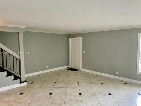 a view of an empty room