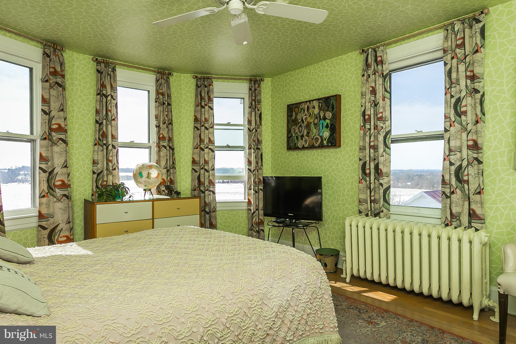 15200 Old Hanover Road Upperco, MD 21155 - Photo 15 of 30 Master Bedroom with AMAZING Farm Land Views!
