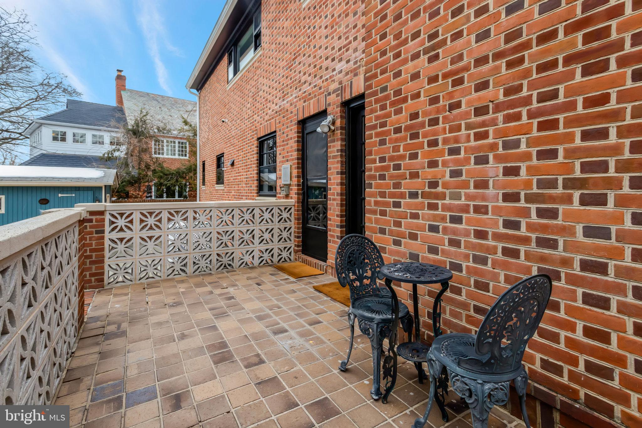 826 West Braddock Road Alexandria, VA 22302 - Photo 18 of 56 a view of a patio with iron fence
