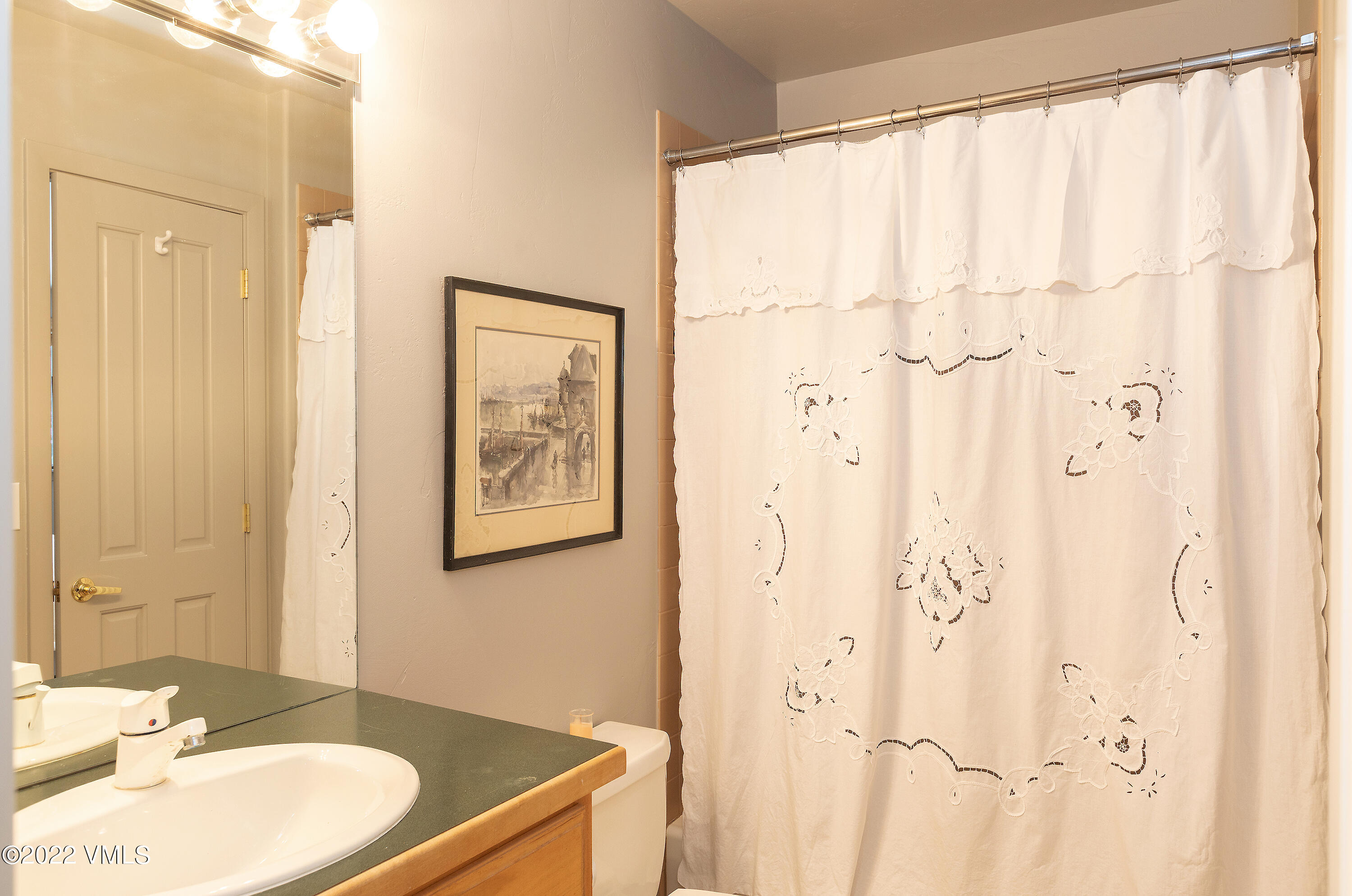 1850 South Frontage Road West, Unit 3 Vail, CO 81657 - Photo 16 of 28 a bathroom with a sink and a mirror