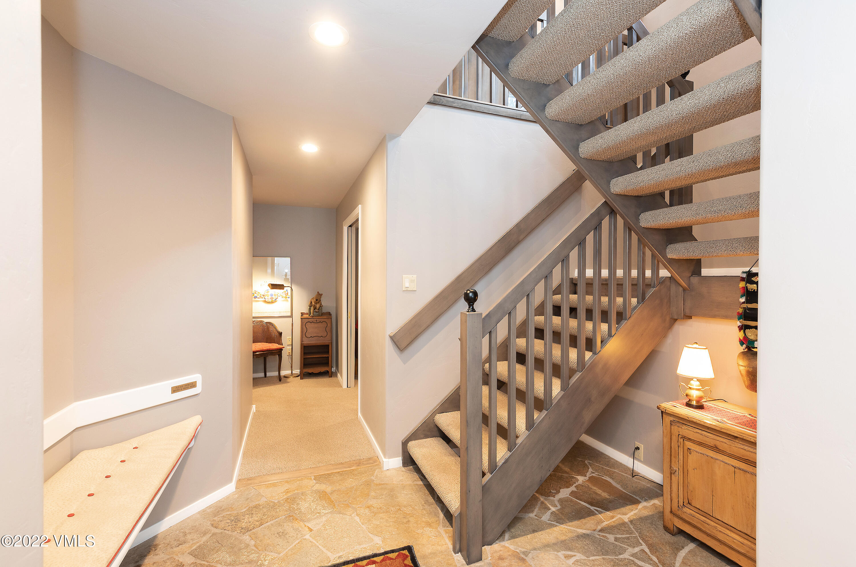 1850 South Frontage Road West, Unit 3 Vail, CO 81657 - Photo 20 of 28 a view of entryway and hall with wooden floor