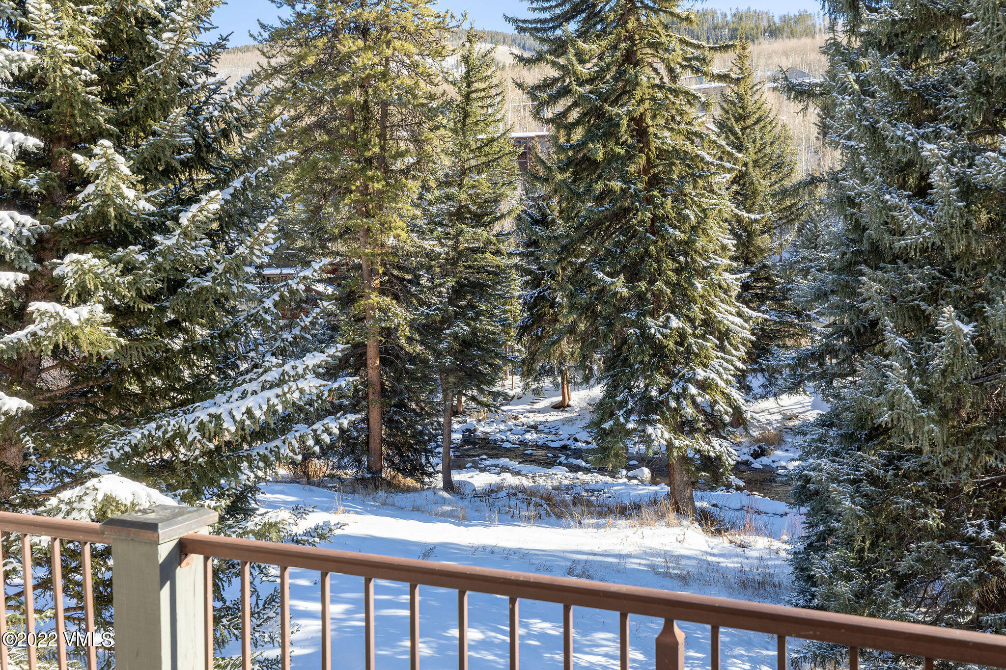 1850 South Frontage Road West, Unit 3 Vail, CO 81657 - Photo 27 of 28 a view of backyard with green space