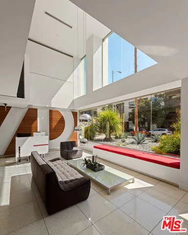 a front view of a building