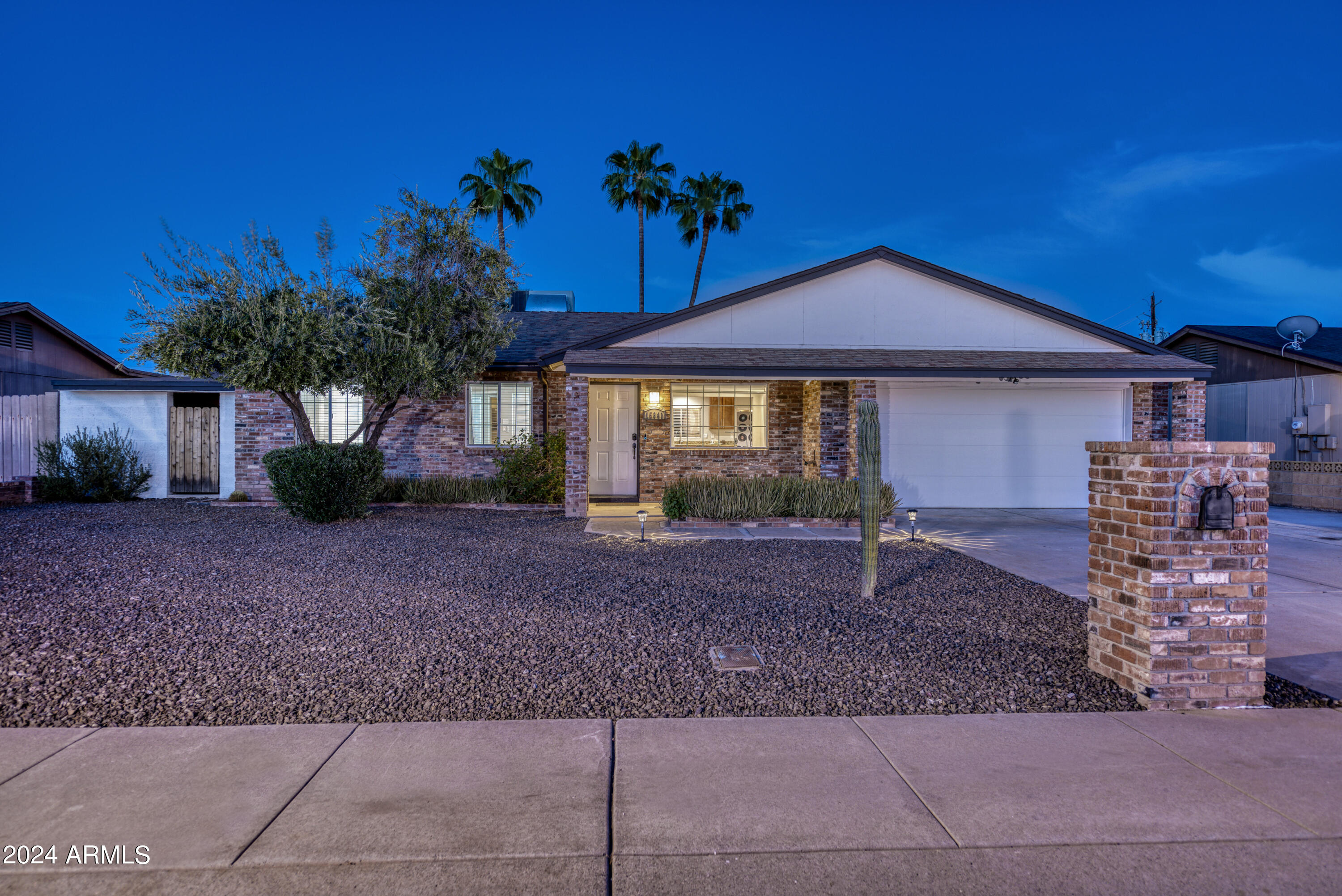 15841 North 23rd Place Phoenix, AZ 85022 - Photo 3 of 35 Front View at Twilight