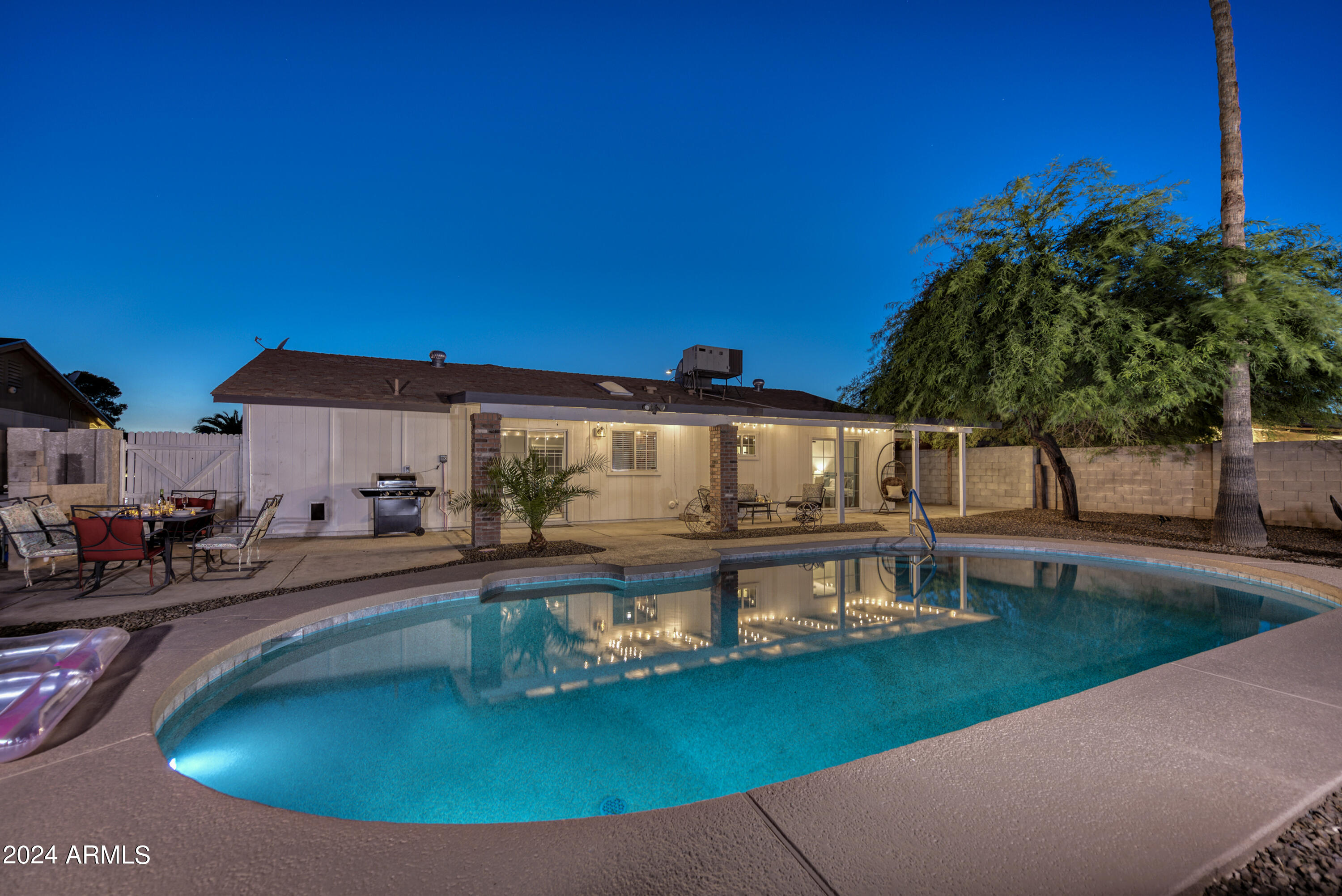 15841 North 23rd Place Phoenix, AZ 85022 - Photo 4 of 35 Exterior Side View at Twilight