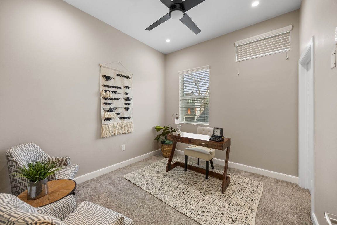 317 East 35th Street, Unit A Houston, TX 77018 - Photo 17 of 24 a living room with furniture and a window