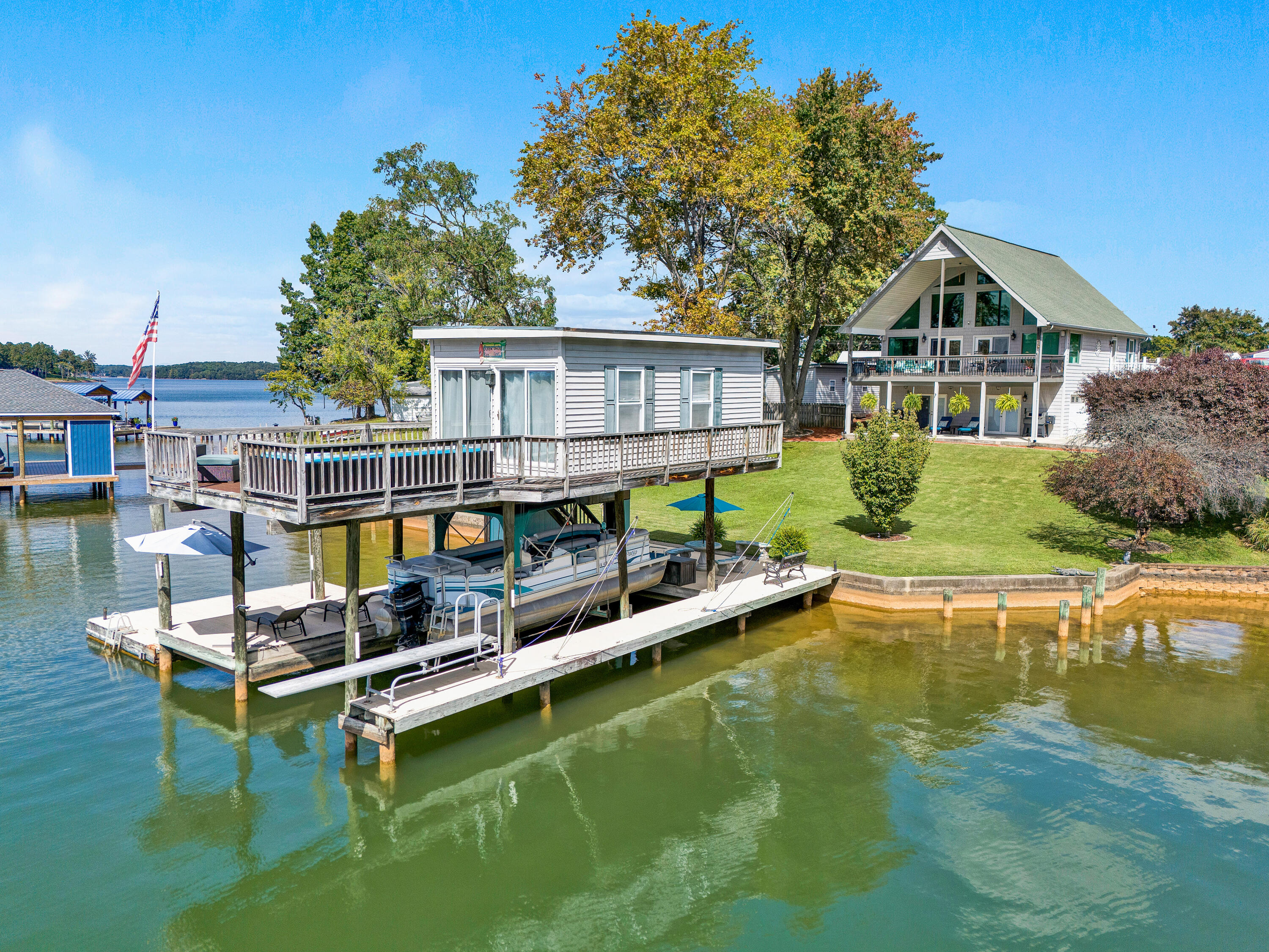 337 Emerald Point Penhook, VA 24137 - Photo 6 of 77 Lake toward house