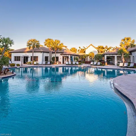 a view of a lake with houses
