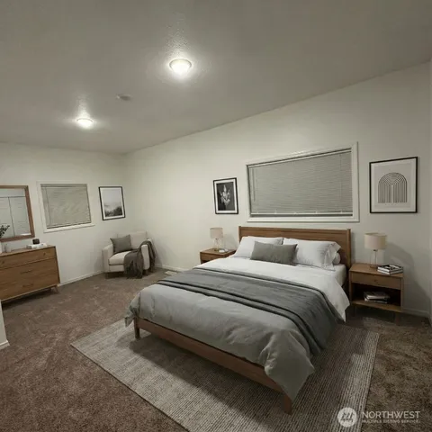 an empty room with an entryway