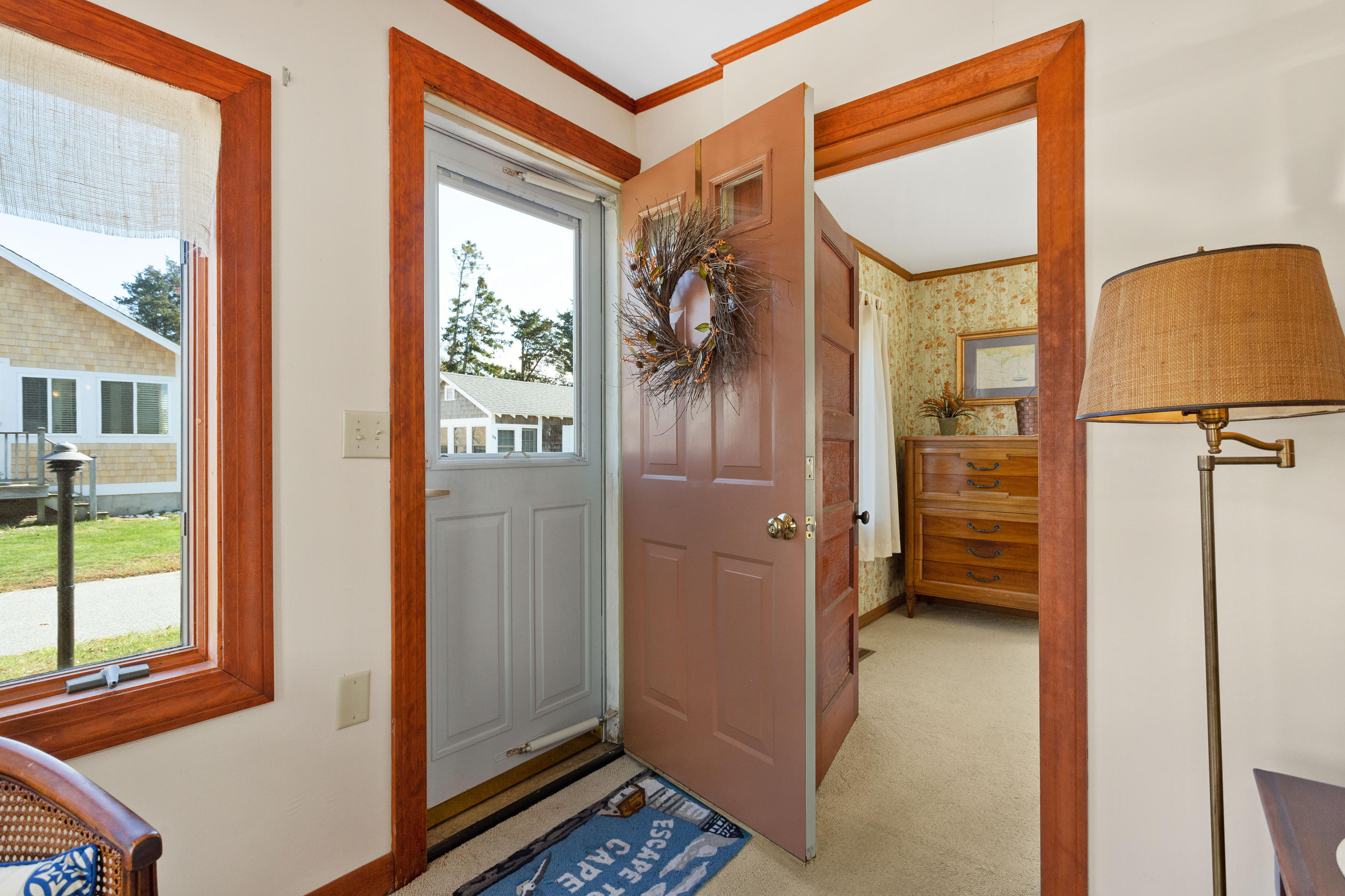 69 George Street Barnstable, MA 02630 - Photo 5 of 32 a view of a hallway with closet and bathroom