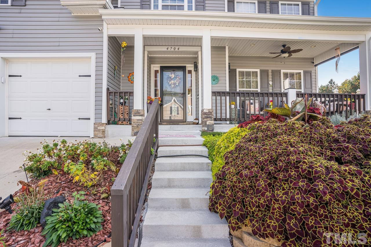 4704 Jelynn Street Raleigh, NC 27616 - Photo 29 of 30 front view of a house with a porch