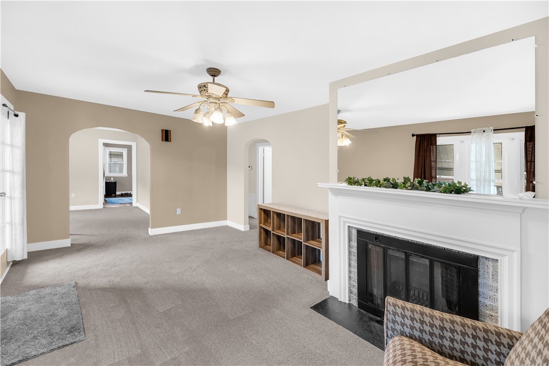 14 Southern Drive Decatur, IL 62521 - Photo 5 of 21 a view of a livingroom with a fireplace