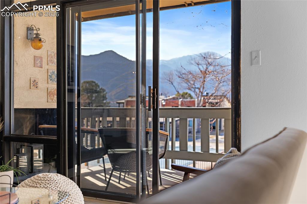 1010 Fontmore Road, Unit D Colorado Springs, CO 80904 - Photo 12 of 43 a view of a city from a balcony