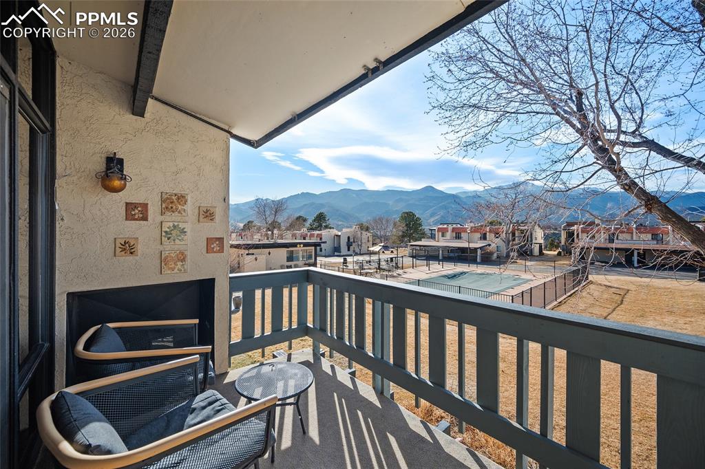 1010 Fontmore Road, Unit D Colorado Springs, CO 80904 - Photo 7 of 43 a view of city from a balcony