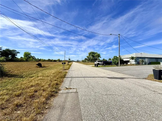 a view of a lake with houses