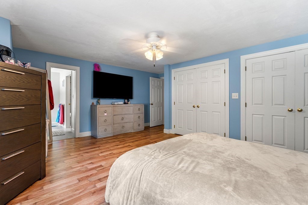 3 Burnham Lane Danvers, MA 01923 - Photo 33 of 41 a bedroom with a bed and a flat screen tv