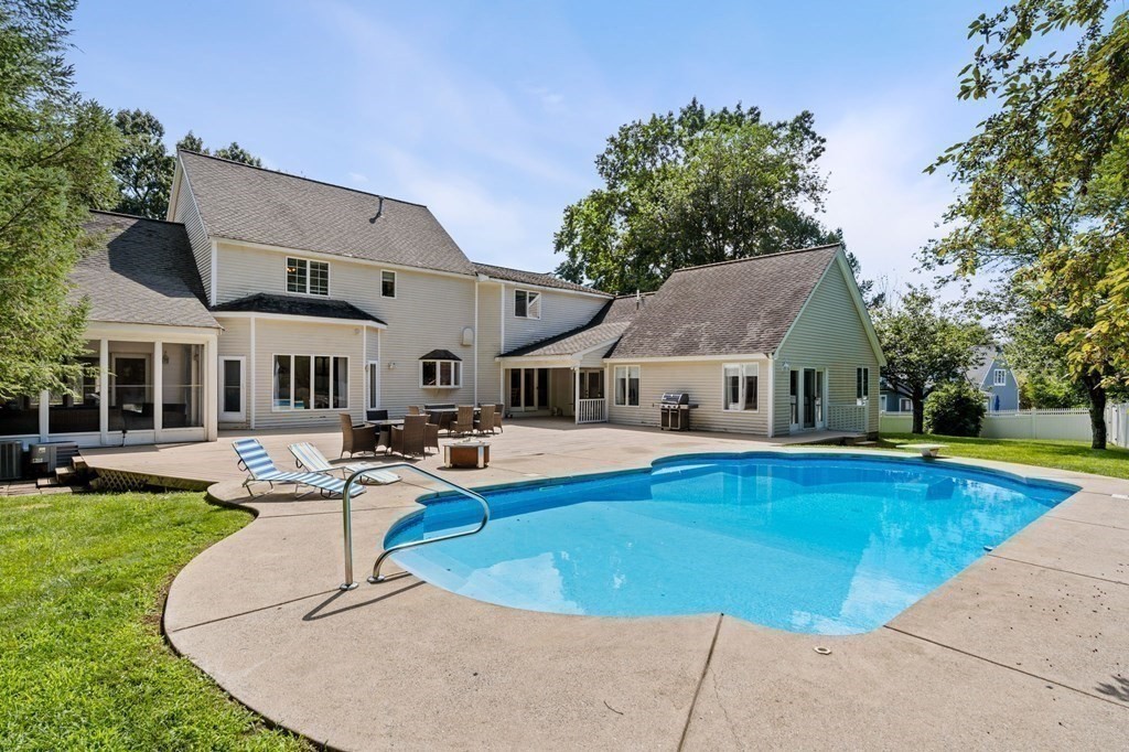 3 Burnham Lane Danvers, MA 01923 - Photo 38 of 41 a view of a house with swimming pool and sitting area