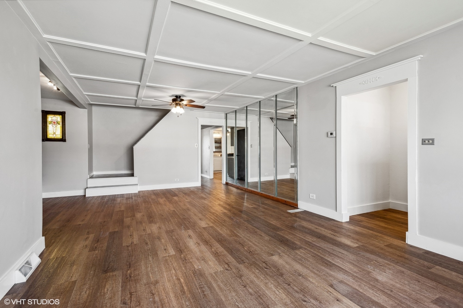 712 McCarthy Road Lemont, IL 60439 - Photo 7 of 24 a view of empty room with wooden floor