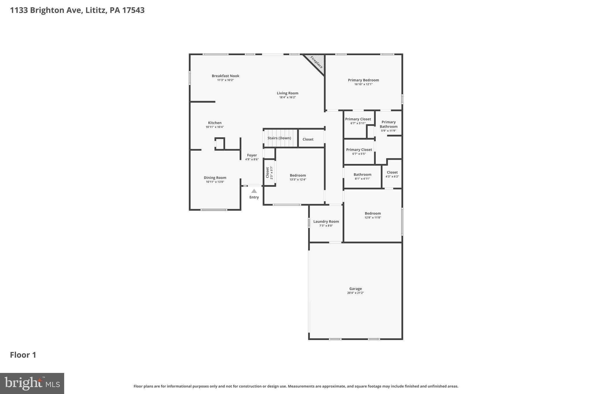 1133 Brighton Avenue Lititz, PA 17543 - Photo 42 of 44 First Floor