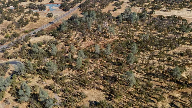 a backyard of a house