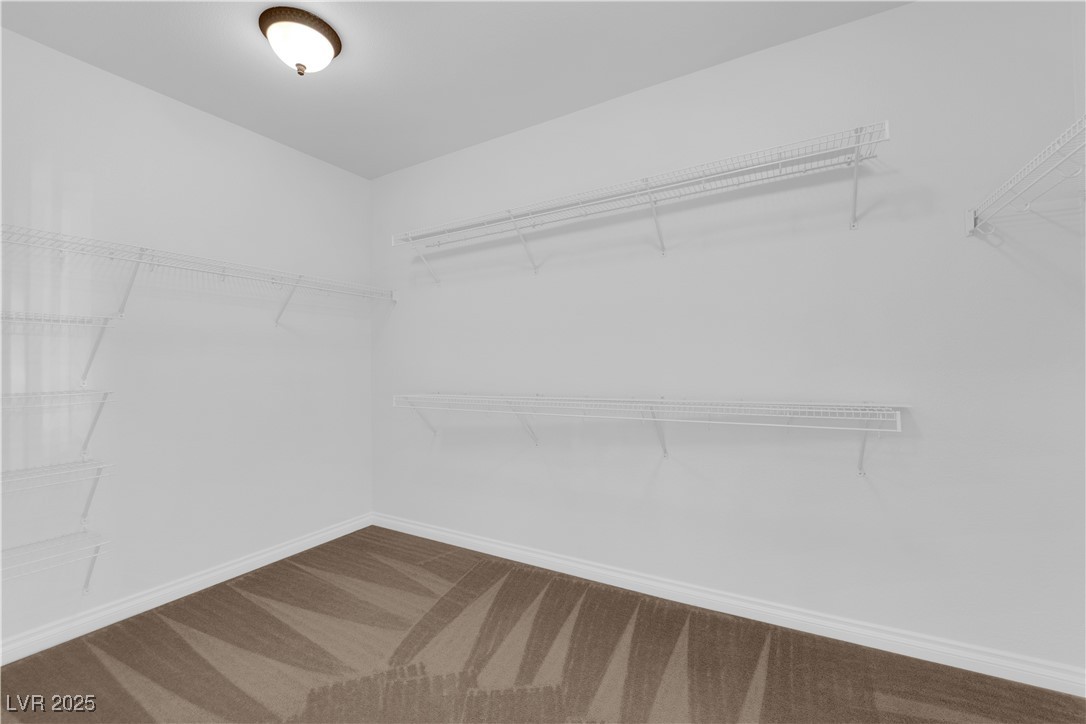 10057 Portula Valley Street Las Vegas, NV 89178 - Photo 37 of 56 Walk in closet with light colored carpet