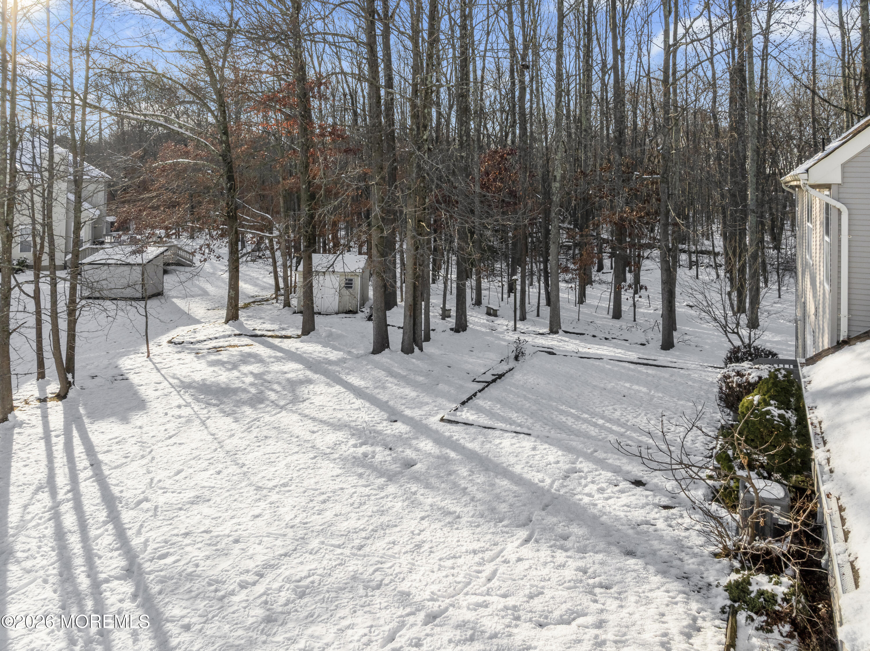 58 Danella Way Howell, NJ 07731 - Photo 37 of 46 a view of road with covered with snow