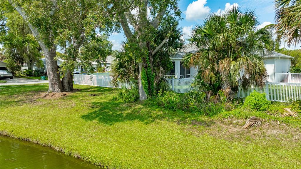339 Mariners Gate Drive Edgewater, FL 32141 - Photo 3 of 41 a view of backyard with large trees and plants