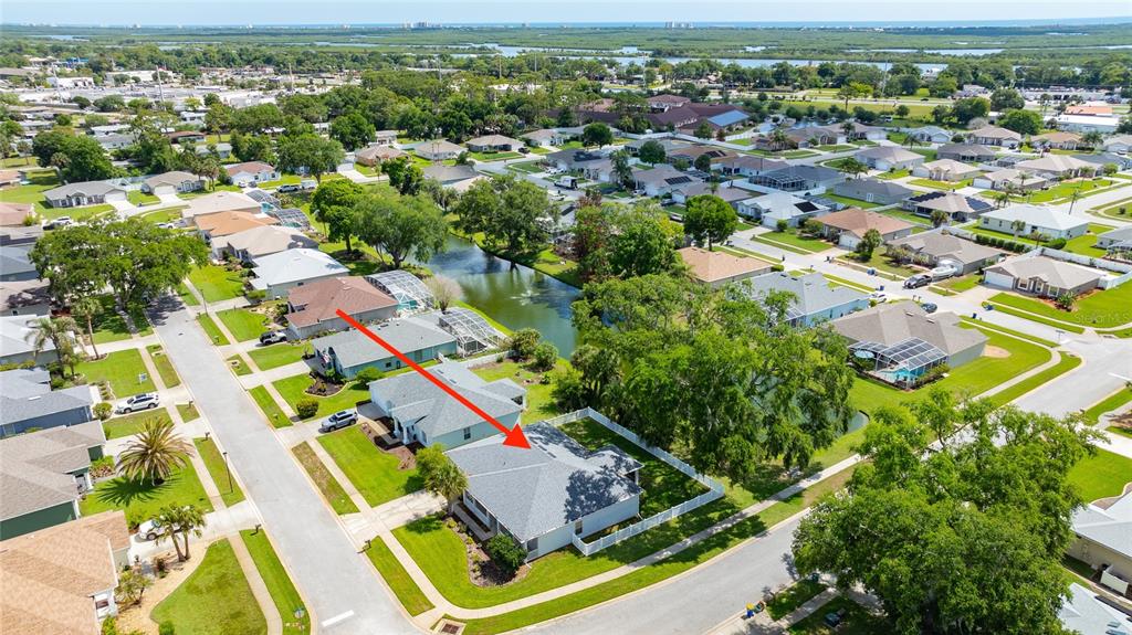 339 Mariners Gate Drive Edgewater, FL 32141 - Photo 34 of 41 an aerial view of residential houses with outdoor space