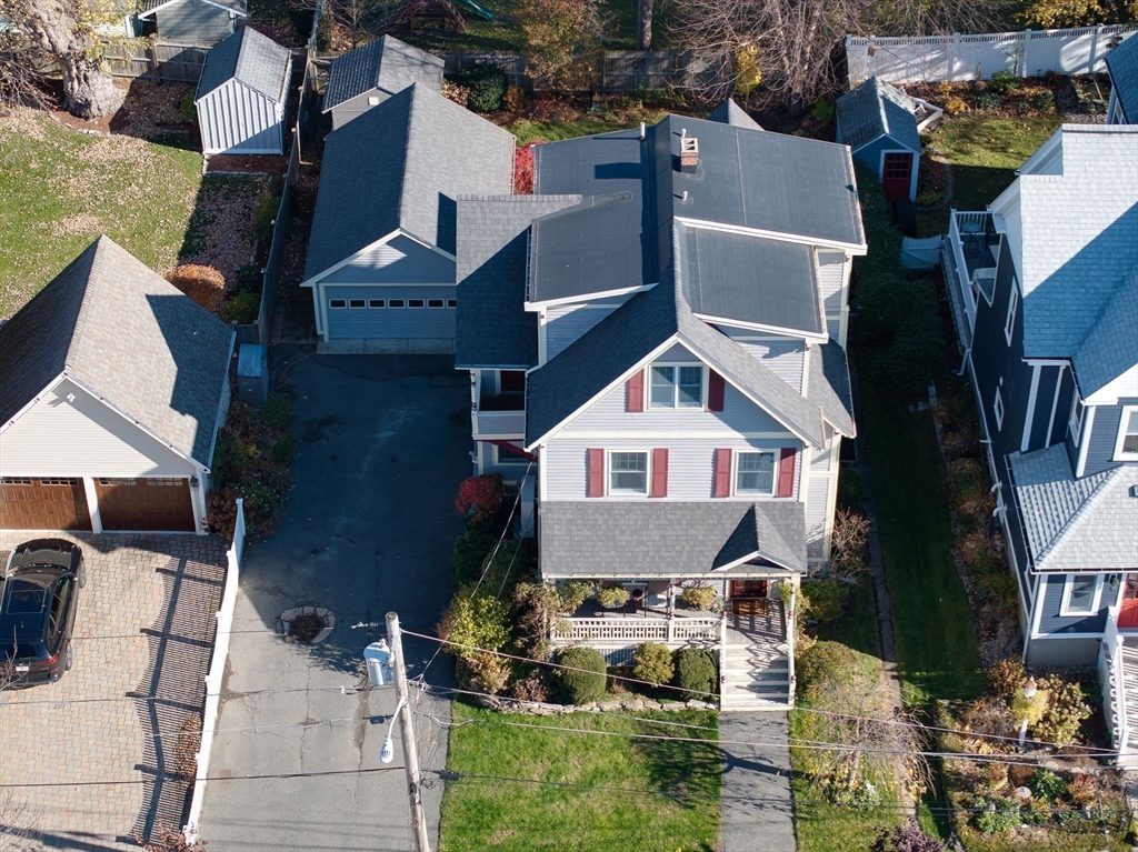 79 Florence Avenue Melrose, MA 02176 - Photo 33 of 35 an aerial view of a house with a yard