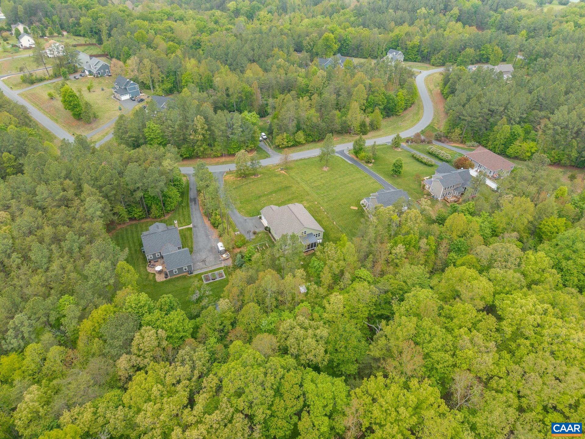 271 Two Rivers Drive Troy, VA 22974 - Photo 63 of 63 an aerial view of residential house with outdoor space and trees all around