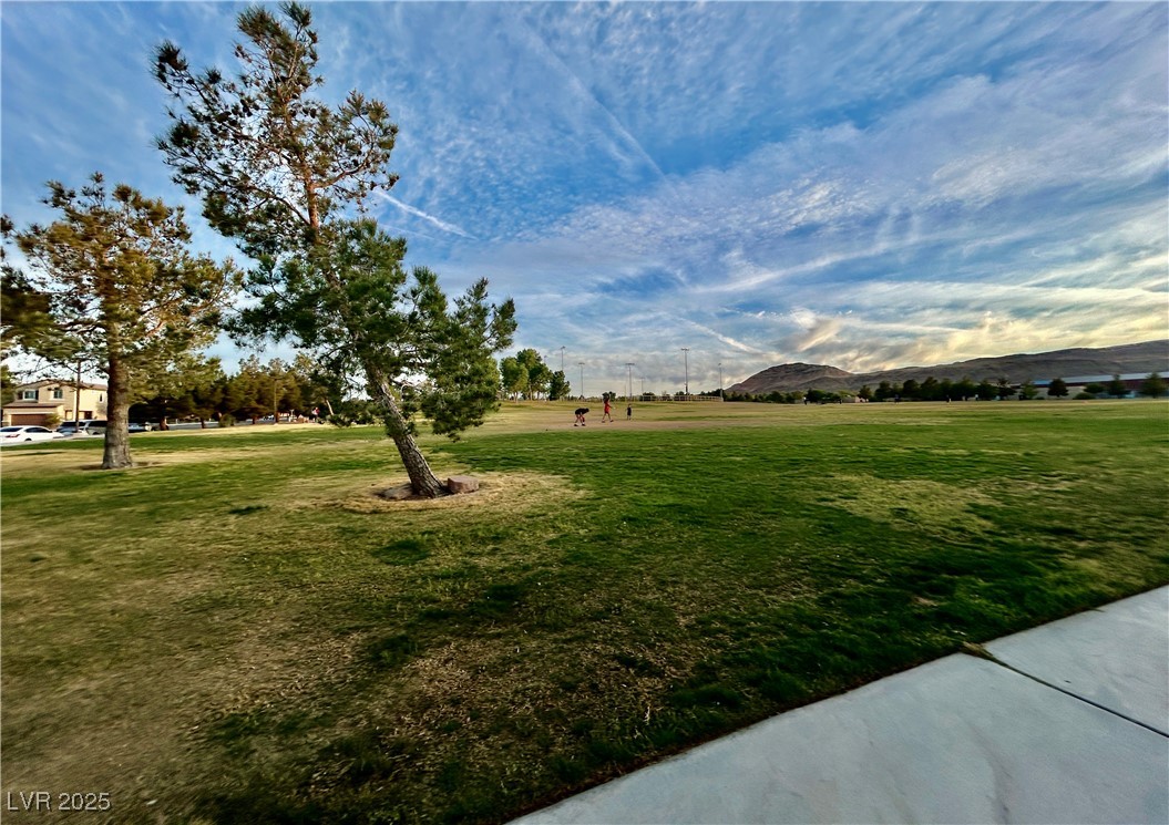 8977 Melridge Road Las Vegas, NV 89148 - Photo 32 of 35 Community Park with a mountain view
