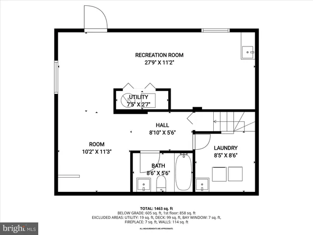 $550,000 | 1342 Hamlin Street Northeast, Washington, DC 20017