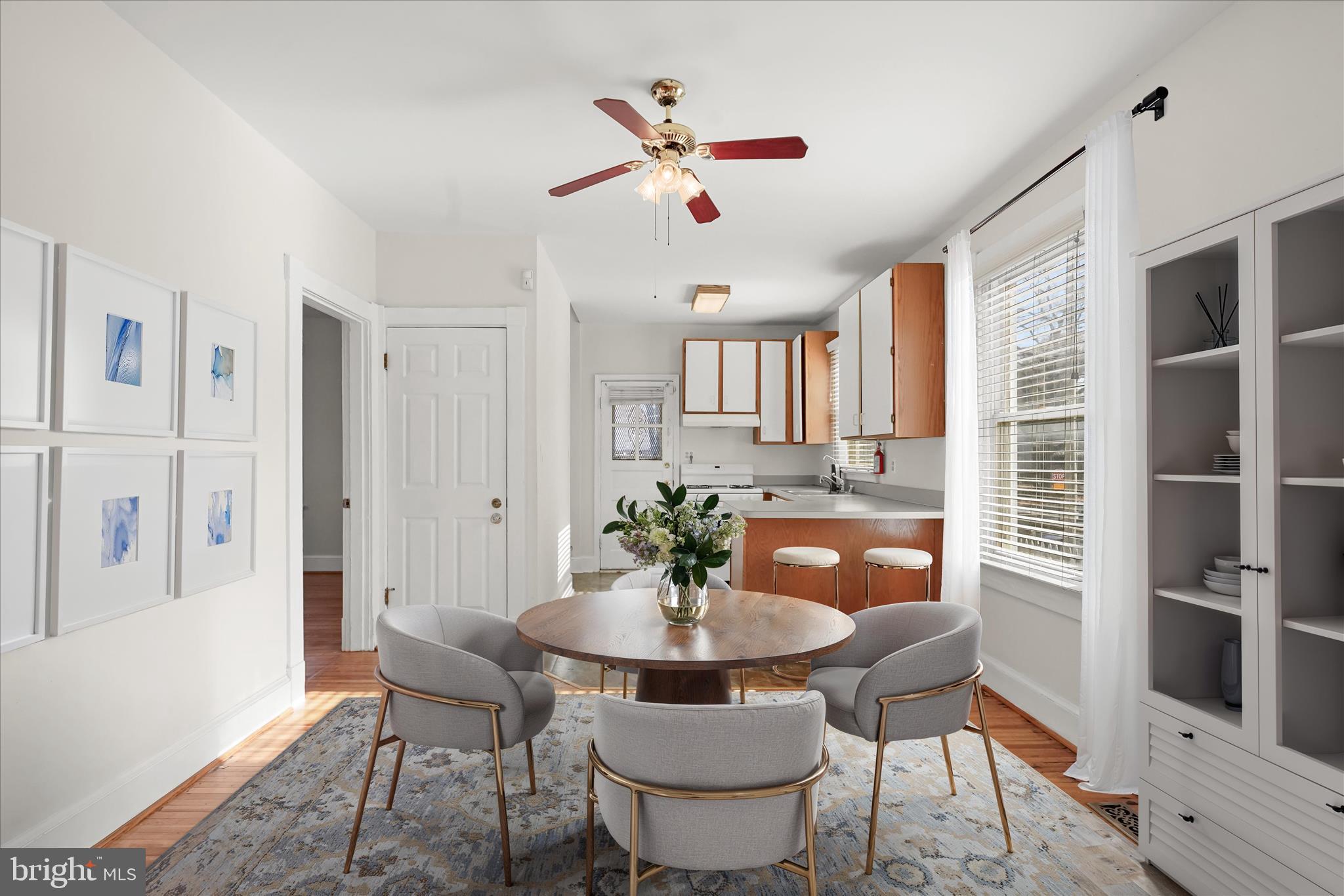 1342 Hamlin Street Northeast Washington, DC 20017 - Photo 6 of 32 a dining room with furniture and window