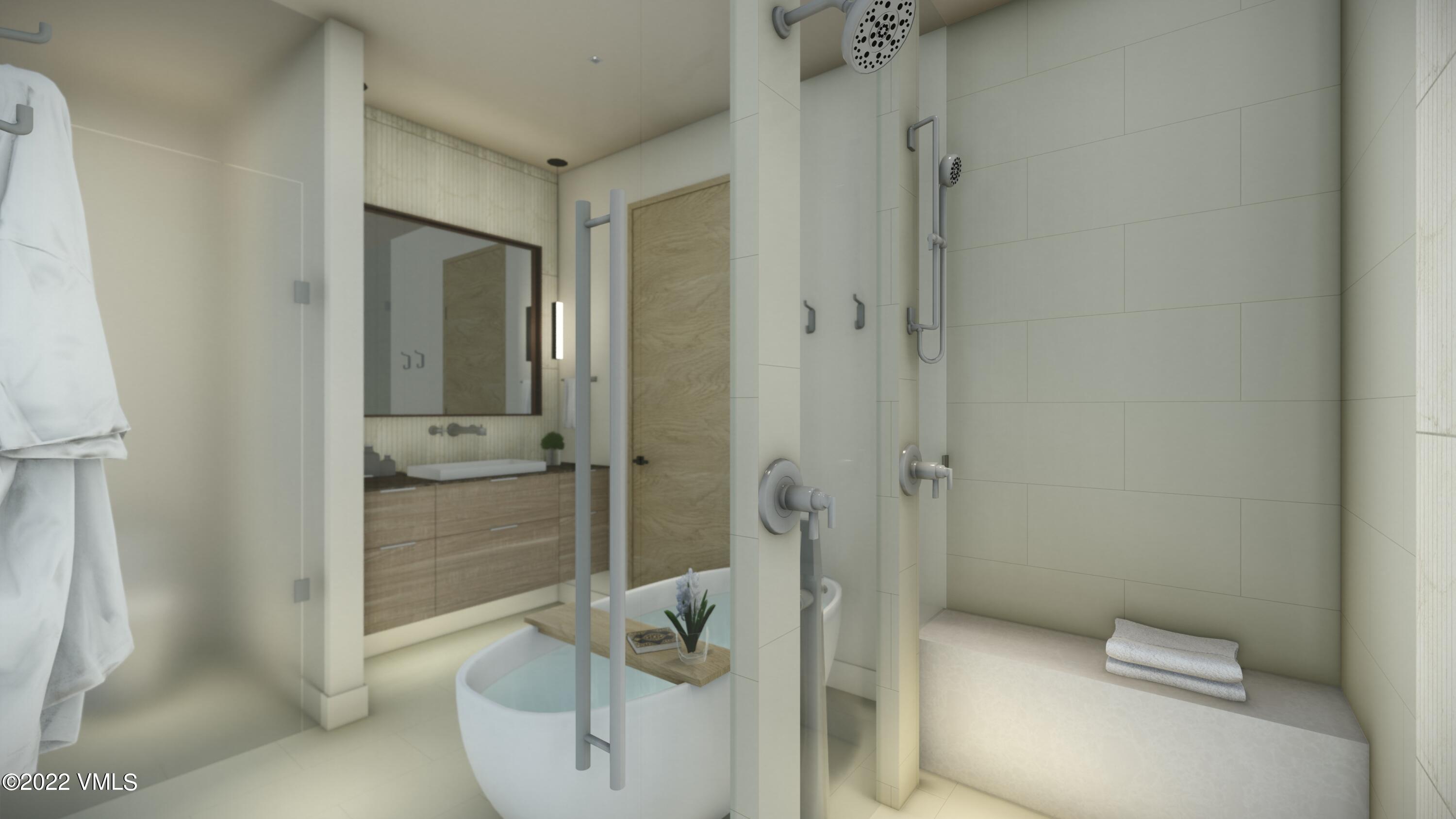 2965 Manns Ranch Road Vail, CO 81657 - Photo 13 of 26 a bathroom with a shower and toilet