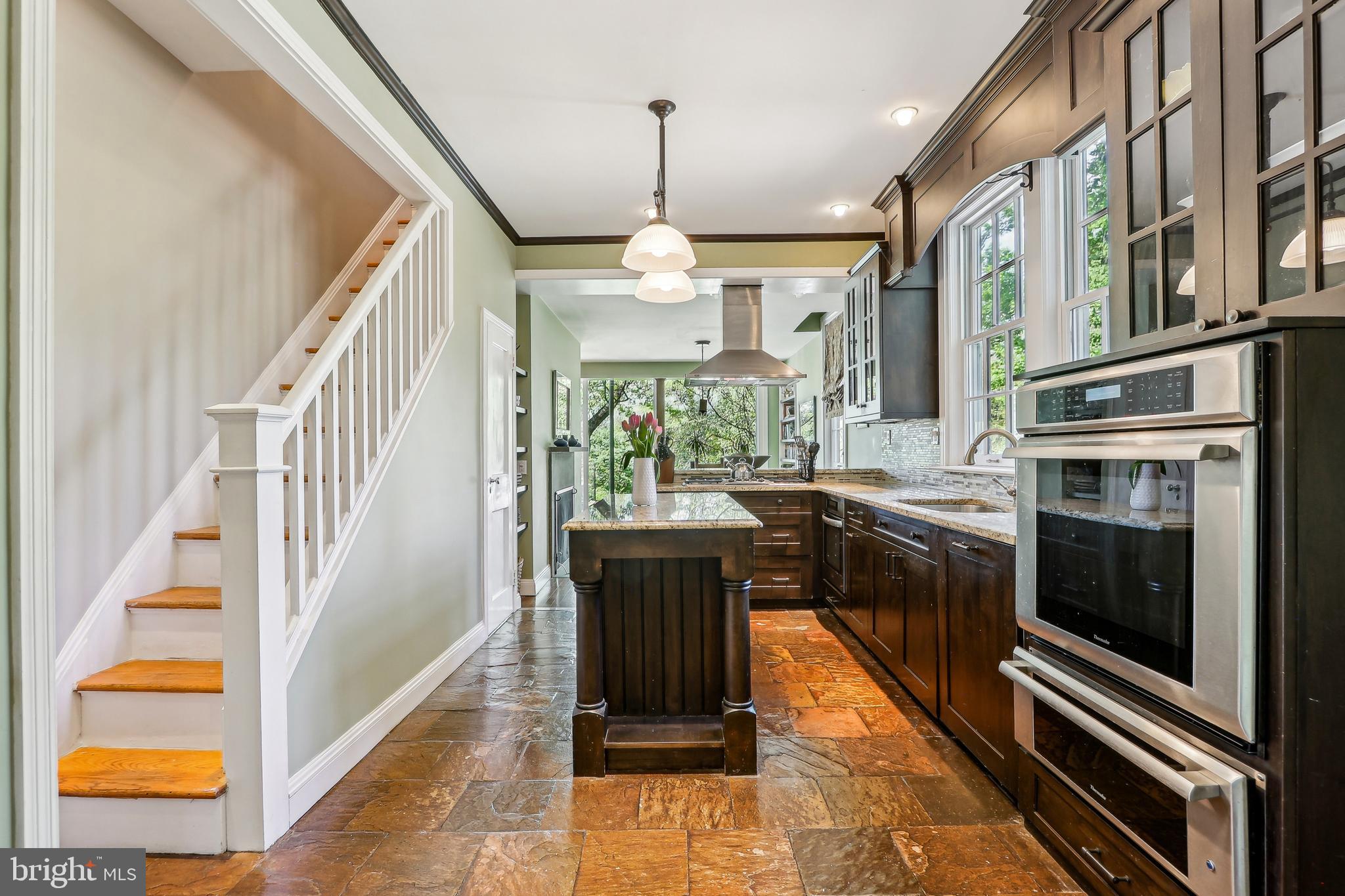 33 Rosedale Road Princeton, NJ 08540 - Photo 38 of 75 KItchen back hall steps to second floor