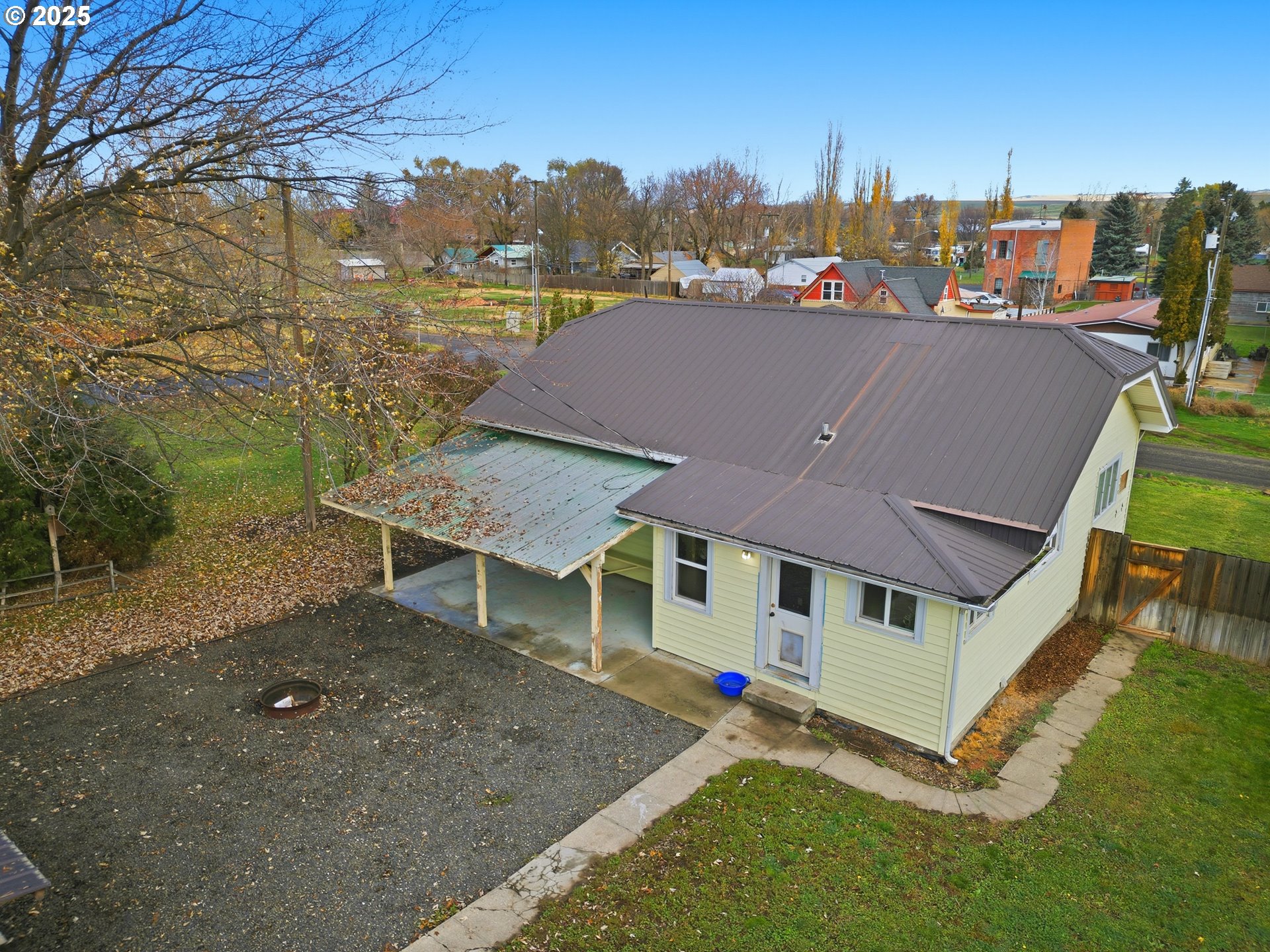 170 Morrison Street Adams, OR 97810 - Photo 27 of 33 a aerial view of a house with a yard